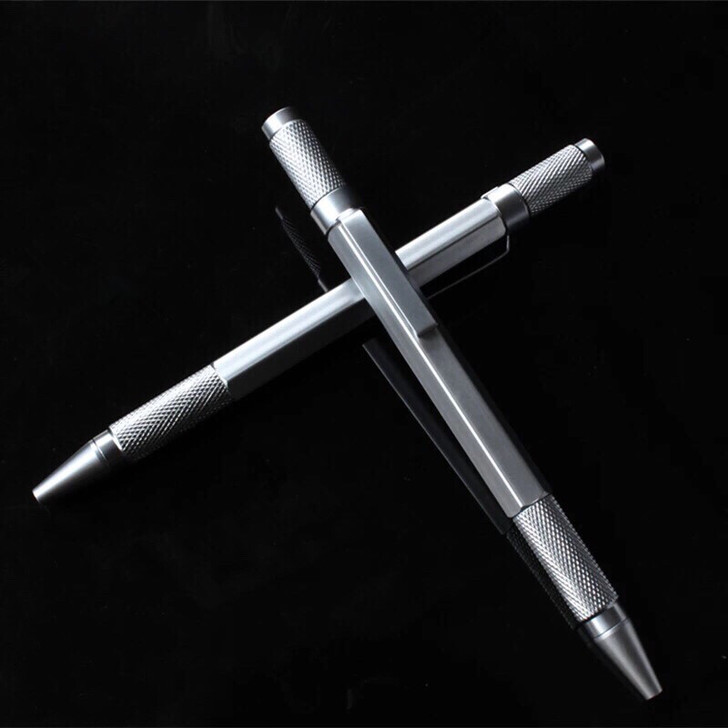 六角笔金属中性笔水笔圆珠笔G2笔芯出口，超...