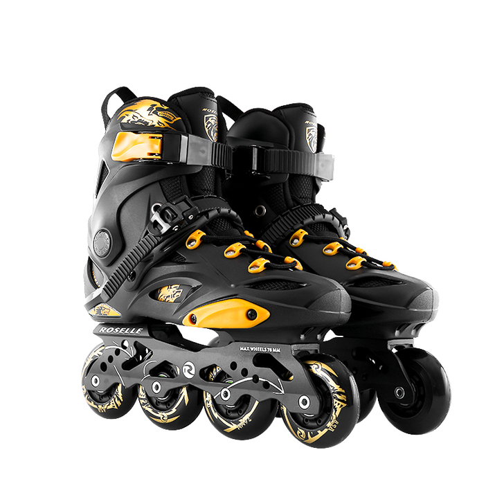 溜冰鞋成人直排轮男女轮滑鞋花式旱冰鞋夜光初...