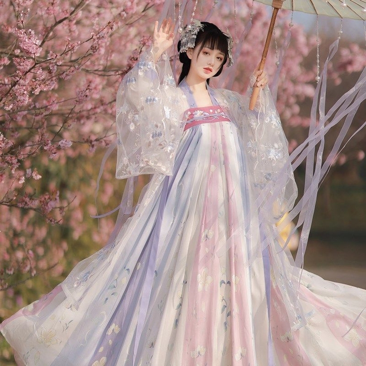 【全新汉服】【樱洛】茗月萱齐胸襦裙套装汉服...