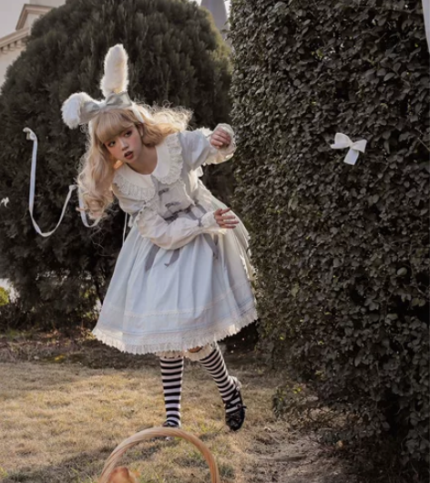 现货直出 蓝色劳拉的玩偶lolita op...