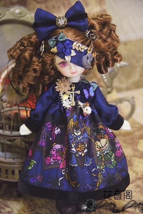 bjd 六分 黑童话 娃衣 洋装 花音阁 ...