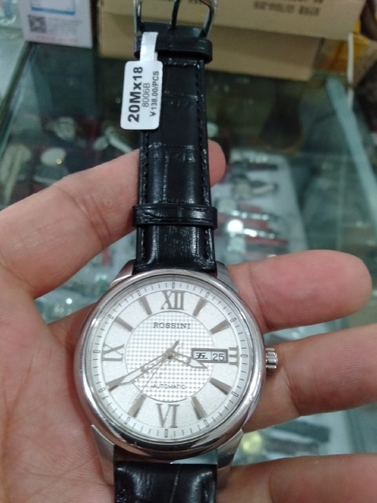 罗西尼5629男式全自动机械表，走时准确功...