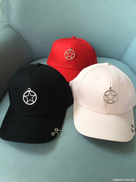 森马帽子棒球帽鸭舌帽遮阳韩版五角星吊坠鸭舌...