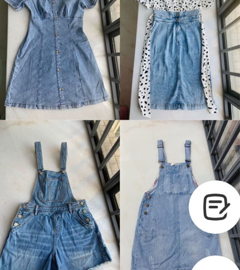 爱依服美丽联盟城市衣柜牛仔连衣裙背带牛仔裙...