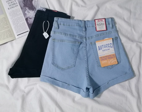 牛仔短裤 牛仔短裤阔腿裤网红高腰女夏202...