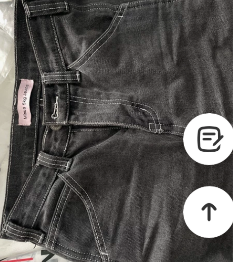 牛仔裤如图，高腰提臀显瘦-5kg 感兴趣的...