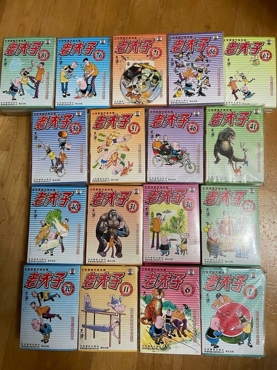 出老夫子革新闪卡，库存品附带卡基本都在。