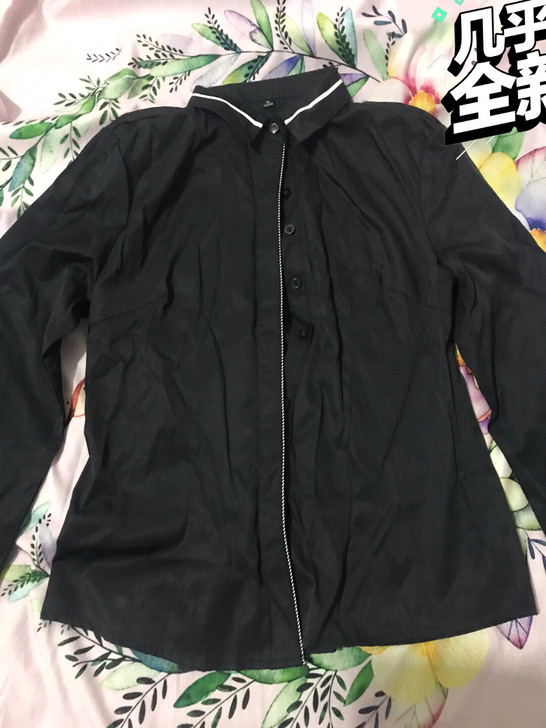 黑色女士衬衣