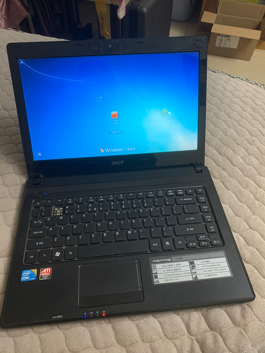 宏碁笔记本型号ZQ8B,i5的处理器,非联...