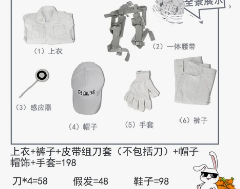 多肉君 工作细胞COS服女红血球红细胞白细...