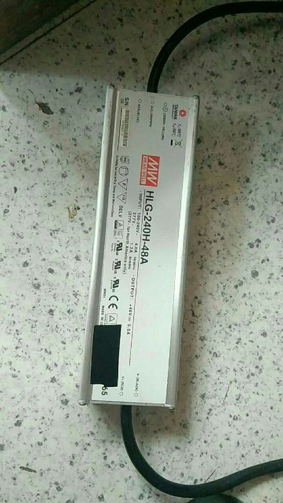 明伟电源48V型号：HLG-240H-48A