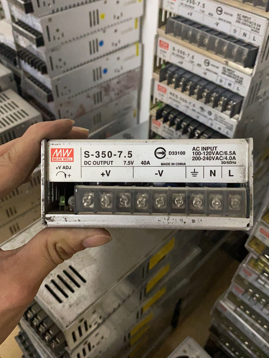 明纬电源开关s-350-7.5V350w瓦...