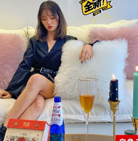 网红毛毛抱枕，白色一个，全新，含枕芯，看上...