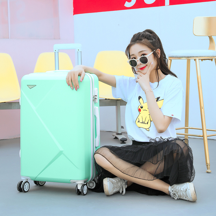 行李箱女学生小清新24寸旅行拉杆箱万向轮男...