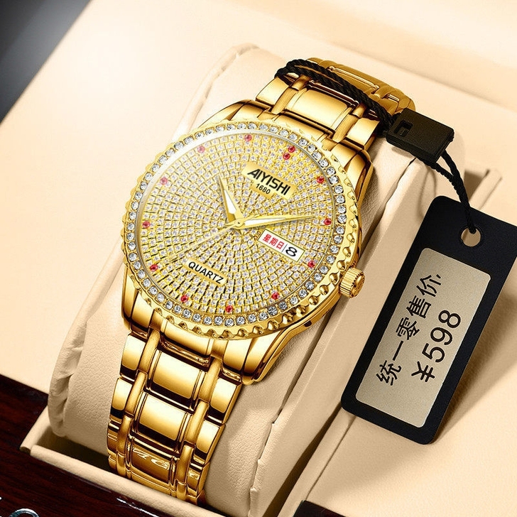 全新 全自动机械表，媳妇儿在直播间198抢...