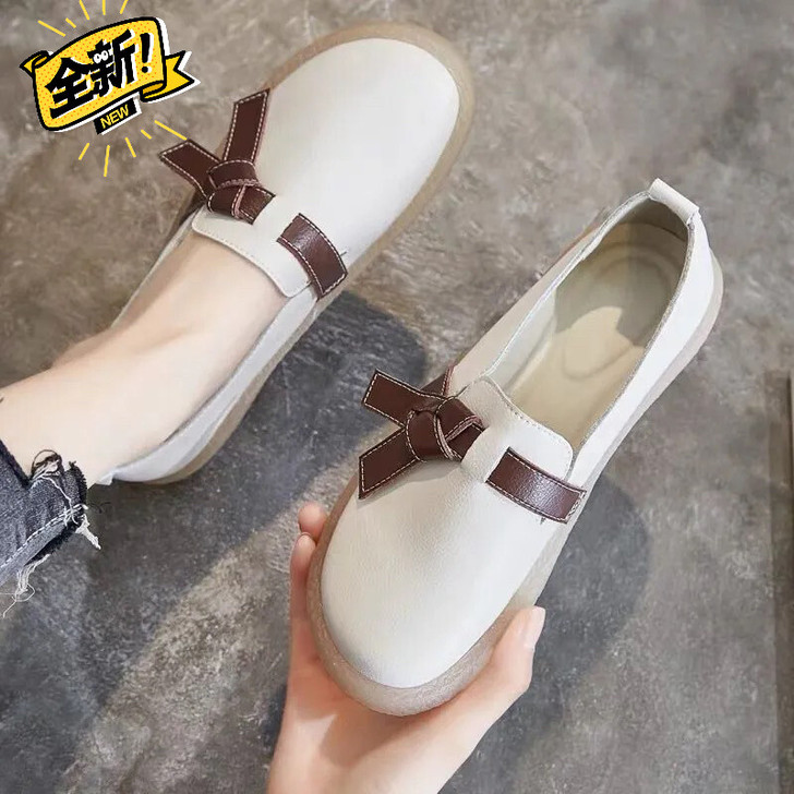 低价出售单鞋女春秋百搭平底鞋一脚蹬  孕 ...