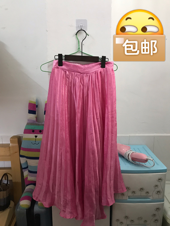 百褶半身裙,M码,全新,颜色超减龄,闲置包...