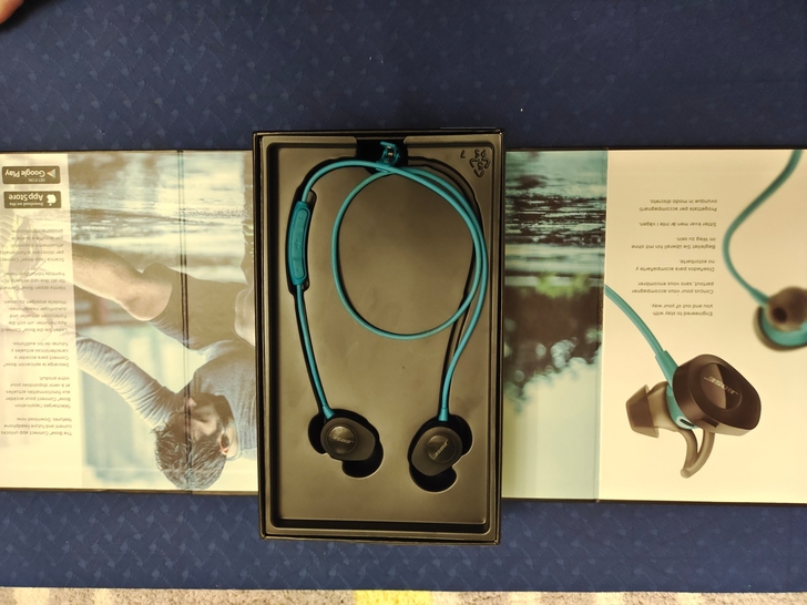 BOSE SoundSport无线耳机 蓝...