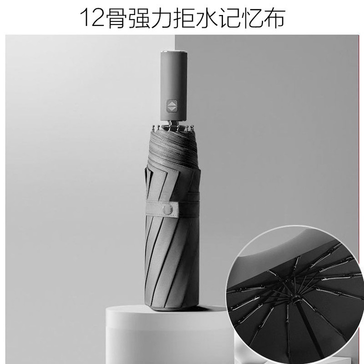 德国十二骨全自动雨伞男士抗风大号加固折叠晴...