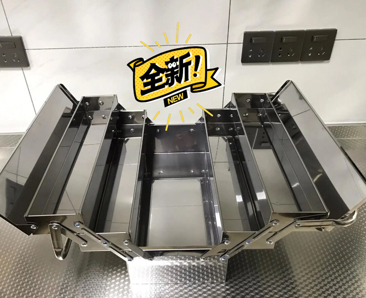 不锈钢加厚工具箱  处理一批电工维修手提箱...