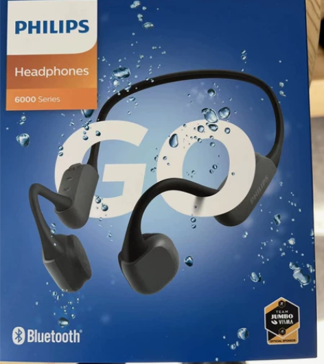 飞利浦A6606骨传导耳机，蓝牙运动耳机带...