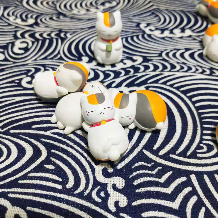 夏目友人帐手办  猫老师小摆件模型