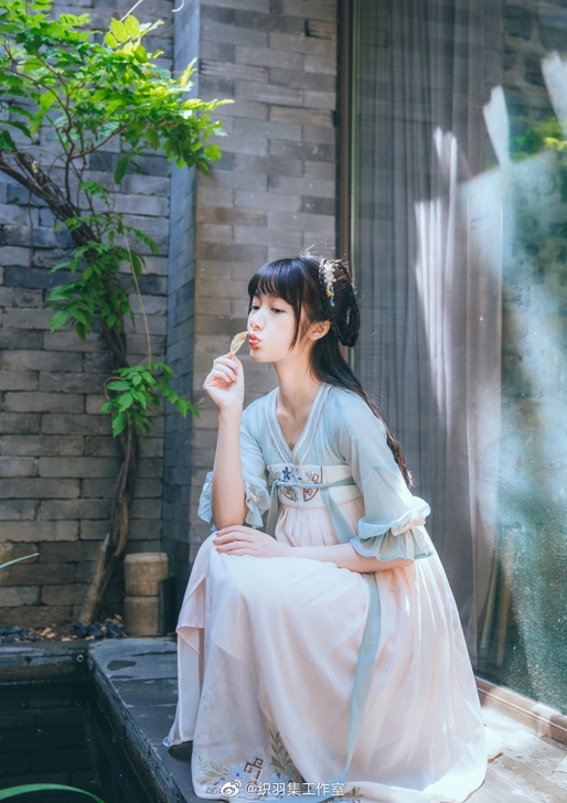 【直出】徐娇织羽集[懒回眸]汉服元素女夏高...