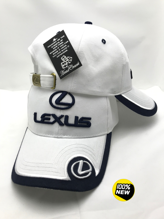正品Lexus雷克萨斯白色帽子