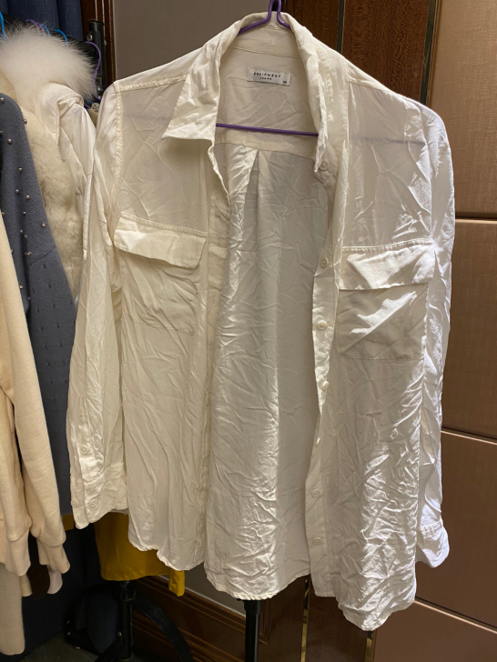 夏季新款2021年慵懒风宽松白色衬衫女衬衣...