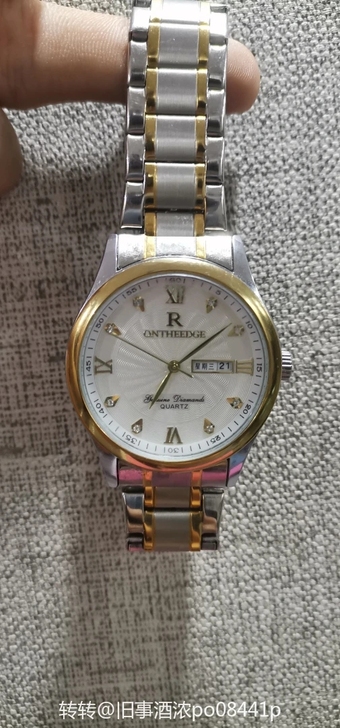 ONTHEEDGE品牌手表双日历精钢带男士...