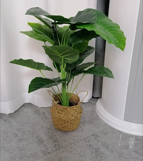 【低价处理】送花篮北欧仿真绿植室内装饰摆件...