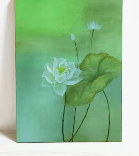 纯手绘丙烯画 装饰画 尺寸50×70   ...