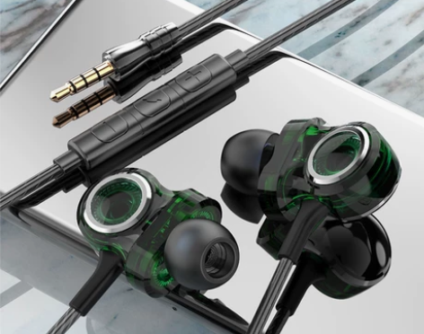 【绿水鬼】杜比音效女毒退烧友专用耳机有线入...