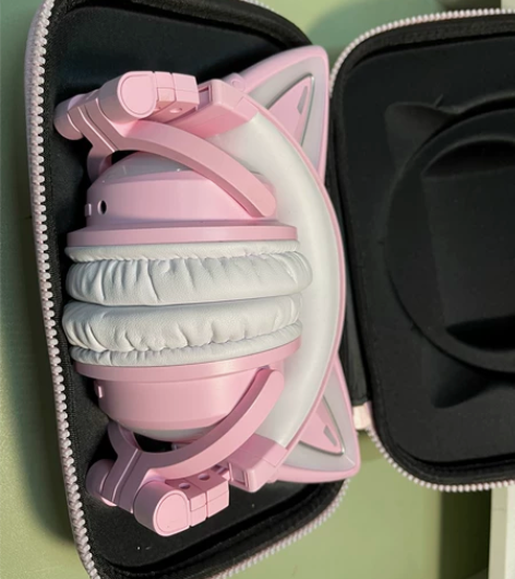 妖舞耳机（粉）三代 蓝牙➕有线 有原包装盒...