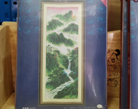 丝蒂奇十字绣春夏秋冬。一套出200元白布无...