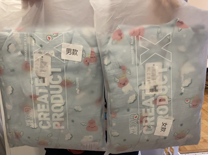 仙境传说周边波利睡衣2件男款+女款