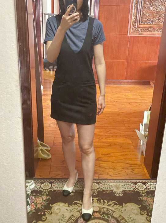 背带裙