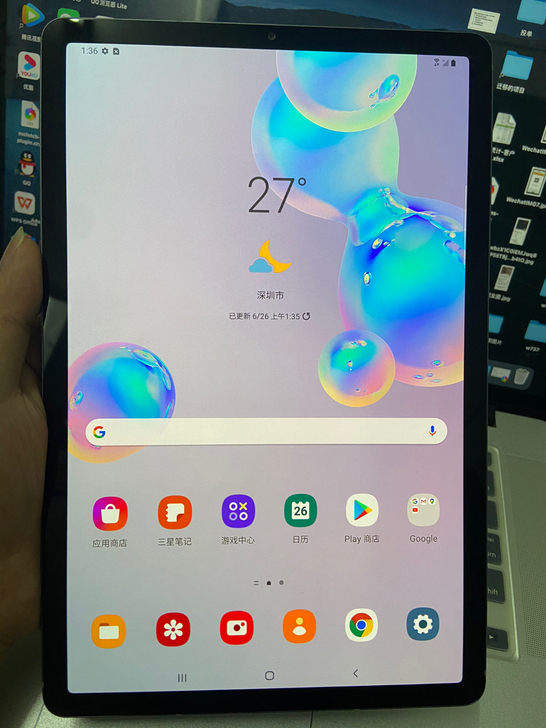 98新三星S6平板电脑6+128美版带笔全...