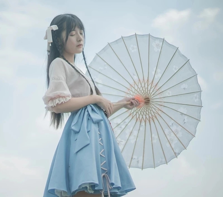 正 织羽集 微雨 徐娇 汉元素 连衣裙 套...
