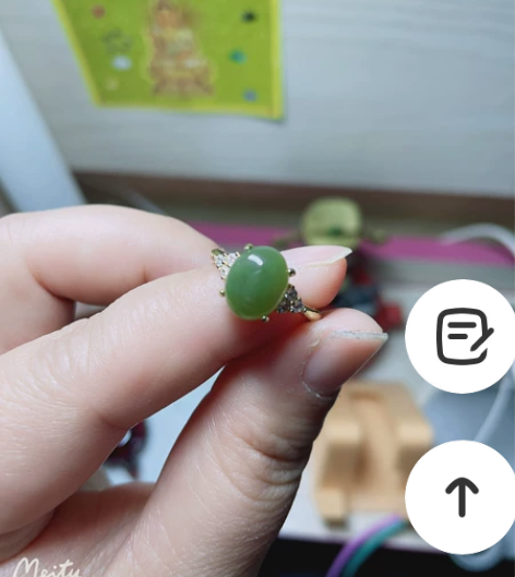 镀金和田玉戒指！活口！有眼缘的来！ 感兴趣...