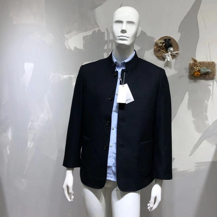 断码捡漏 只有五件鄂尔多斯男士秋冬立领西服...