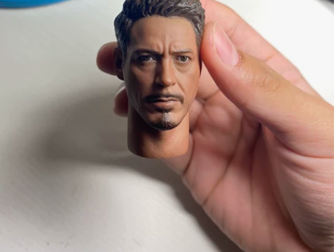 钢铁侠手办头雕 1/6 钢铁侠新版 MK...
