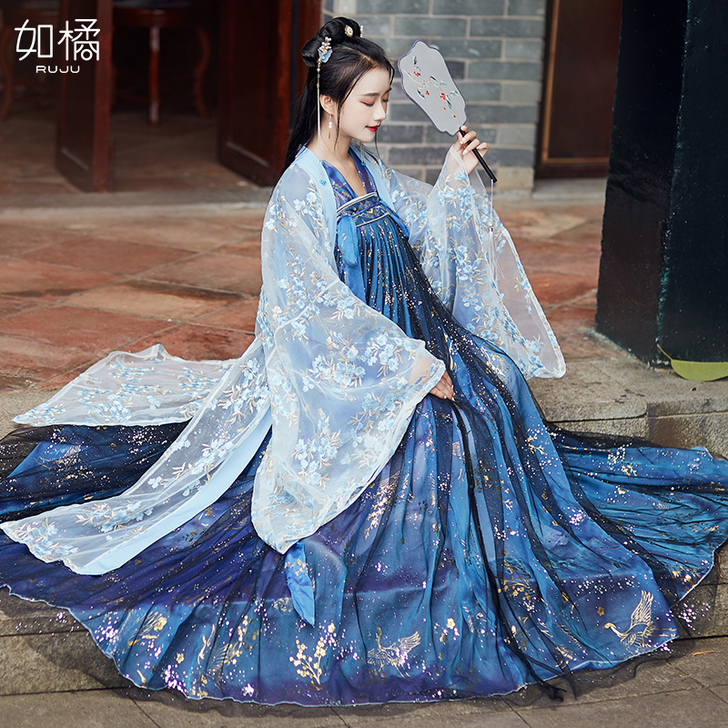 【出】如橘齐胸襦裙汉服（如图一套）