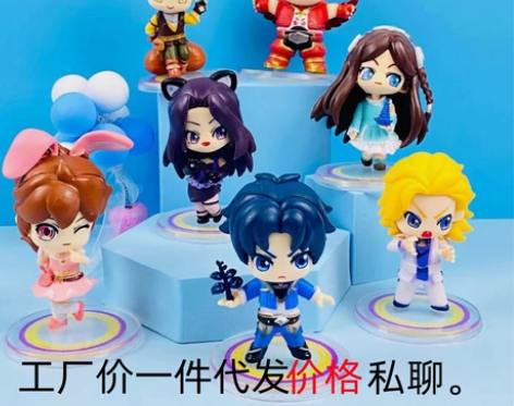 斗罗大陆盲盒动画人物模型唐三小舞公主蛋糕摆...