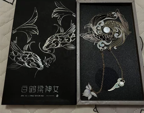 王者荣耀wzry大乔白鹤梁神女手办的书签 ...