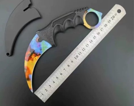 CSGO爪子刀战狼鹰爪刀户外防身随身弯刀多...