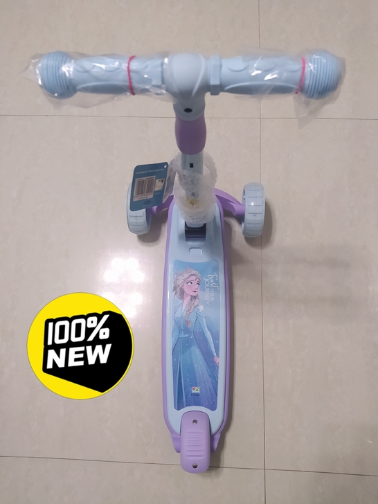 全新麦斯卡迪士尼款（冰雪奇缘）儿童滑板车转...