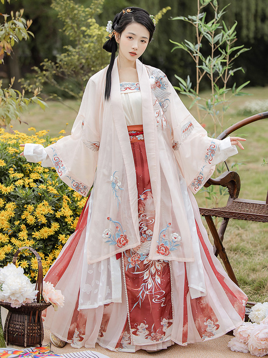 【狂欢价】耀春迟园春汉服女原创正品中国风宋...