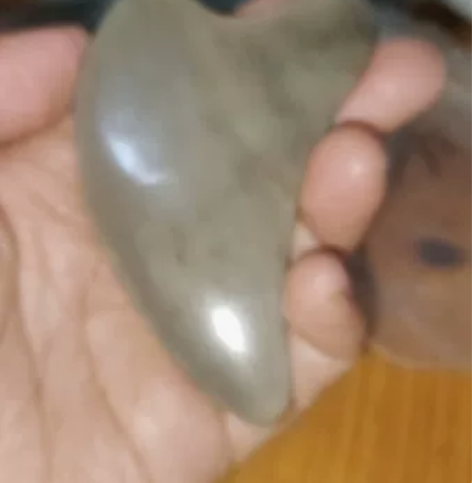 0.8厚白牦牛角三角板微瑕摸不出来看得见不...