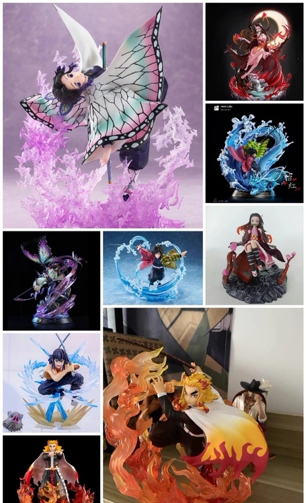 【超低价包邮处理】鬼灭之刃手办动漫灶门炭治...